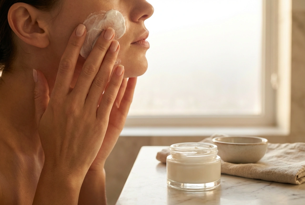 Overnight Face Mask: Skin Preparation and Application