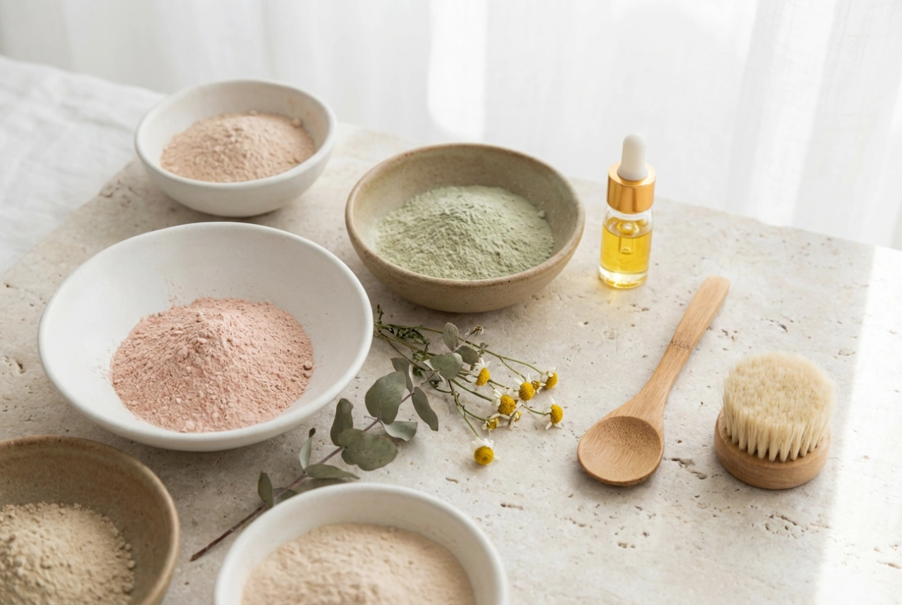Clay Face Masks: Selecting the Right Type, Mixing Ratios, and Preventing Skin Tightness