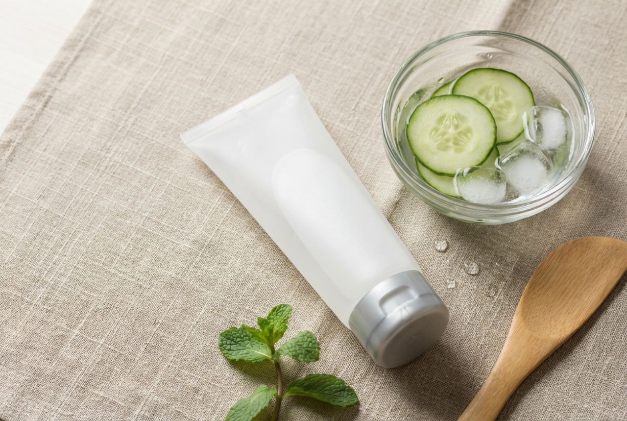Cooling Face Mask: Soothing After-Sun Care, Application Time, and Hygiene