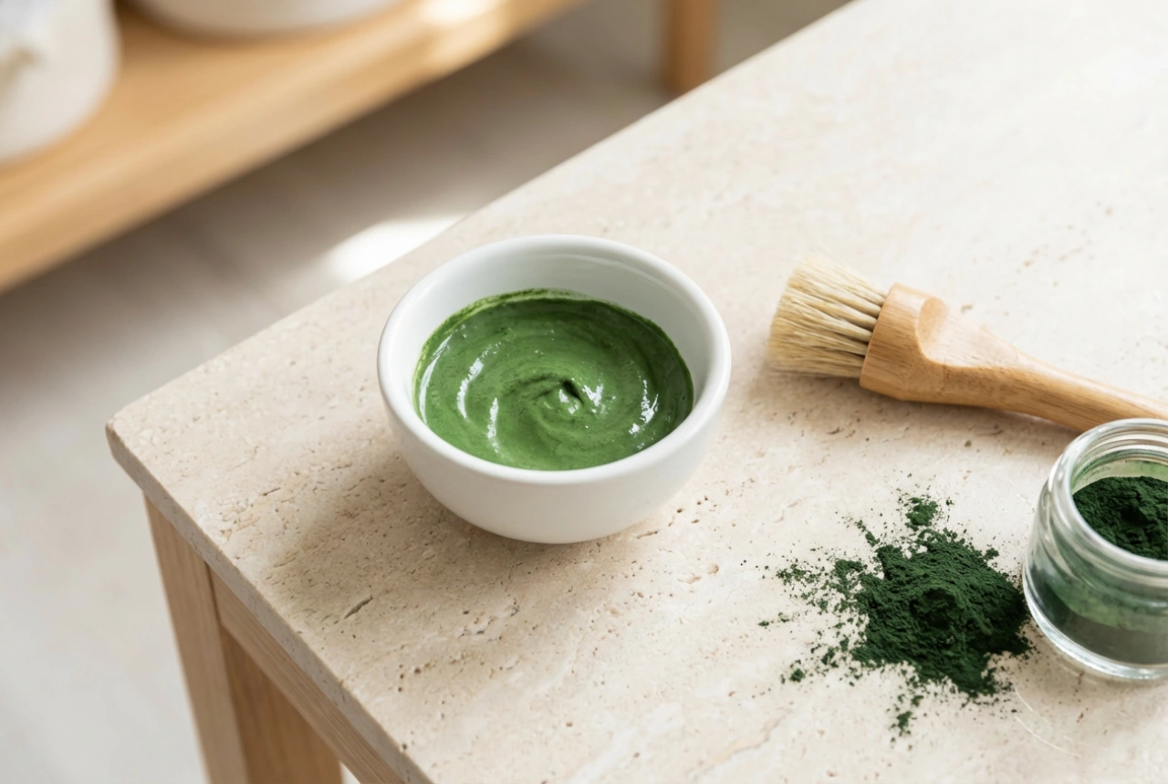 Algae in Skincare: How to Make and Apply a Face Mask