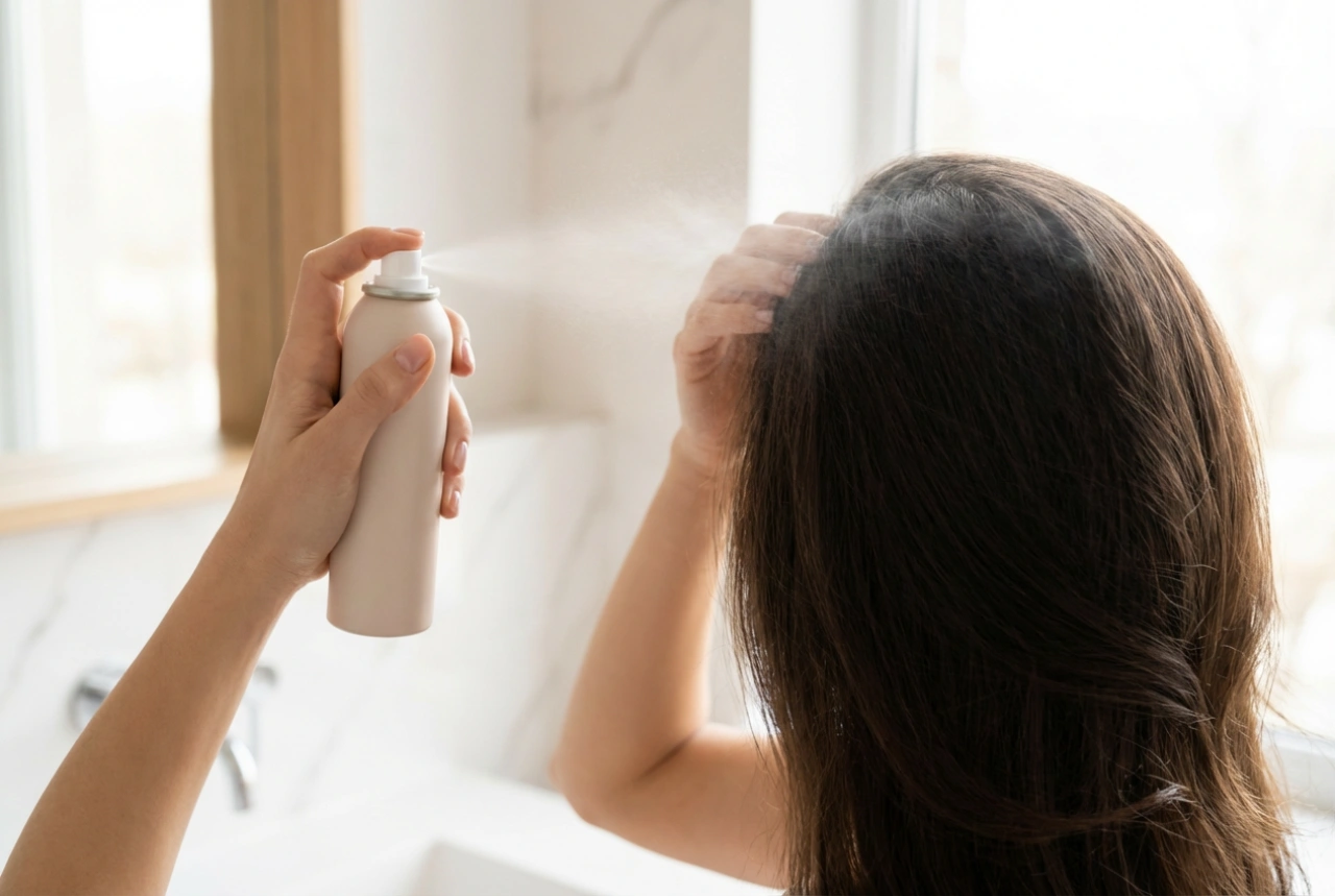 How to Use Dry Shampoo Without White Residue