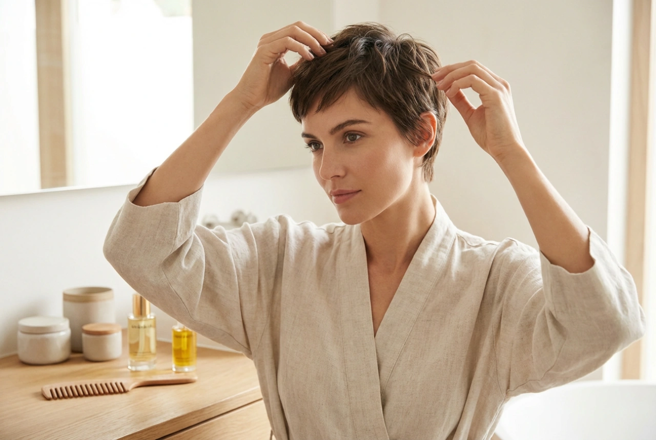 Short Haircuts for Women: How to Choose a Parting, Blow-Dry and Finish