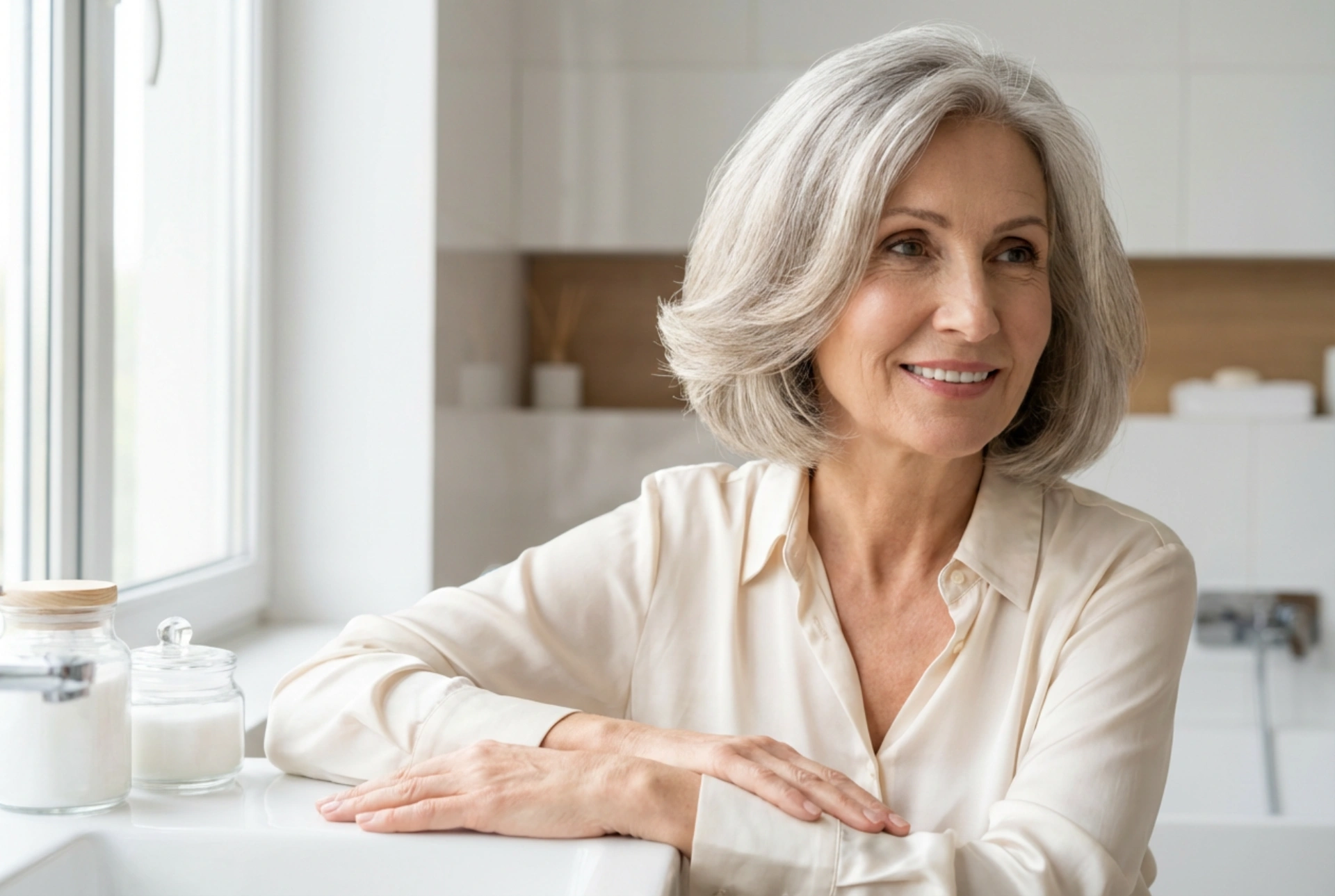 Youth-enhancing hairstyles for women in their seventies: shape, volume and fringes
