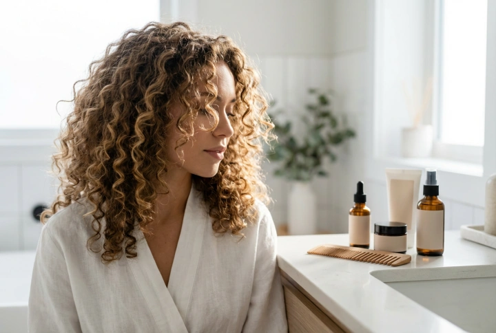 Women's Hairstyle: Curls Step by Step, Setting and Refreshing