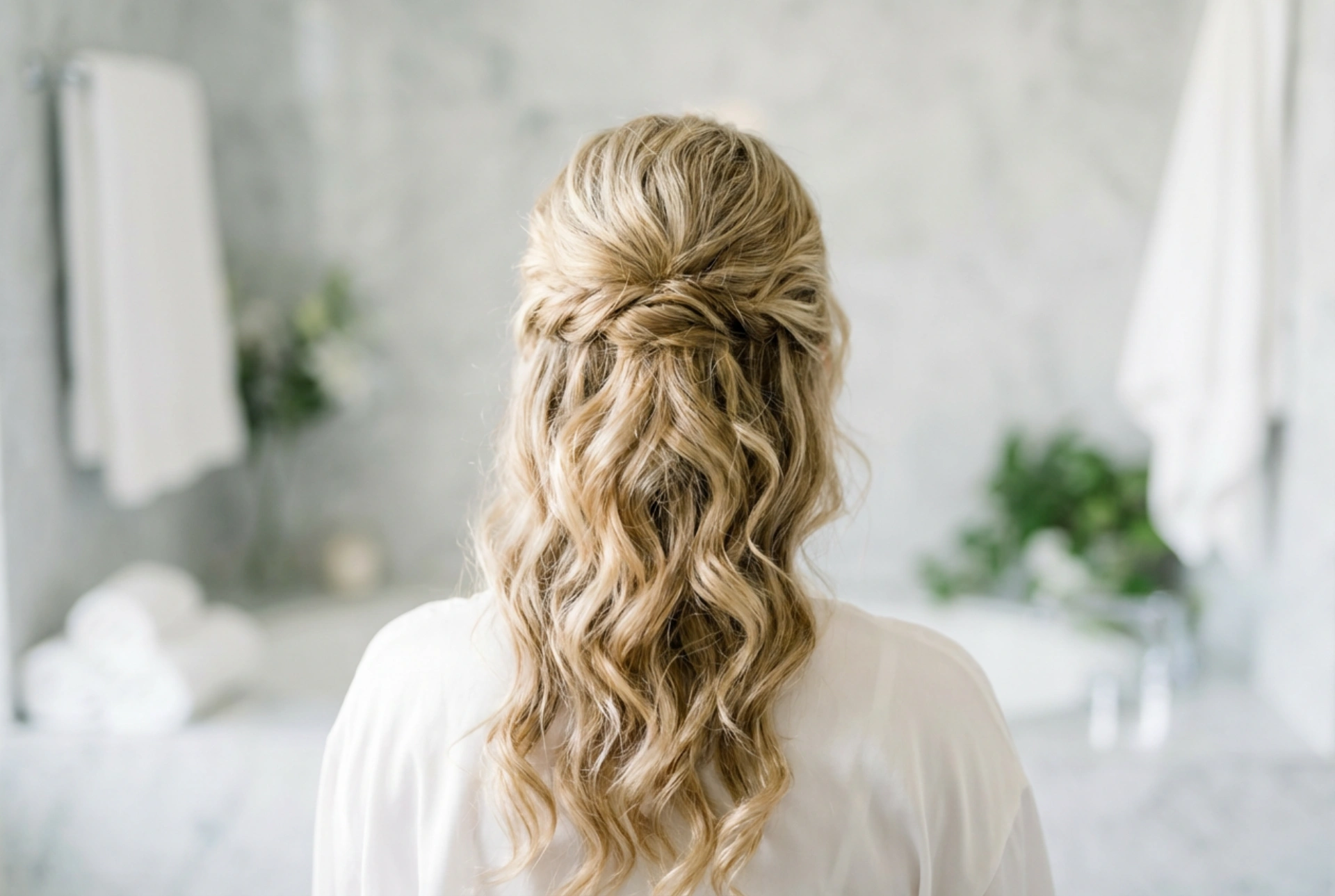 Wedding Hairstyles at Home: Simple Updos and Soft Waves