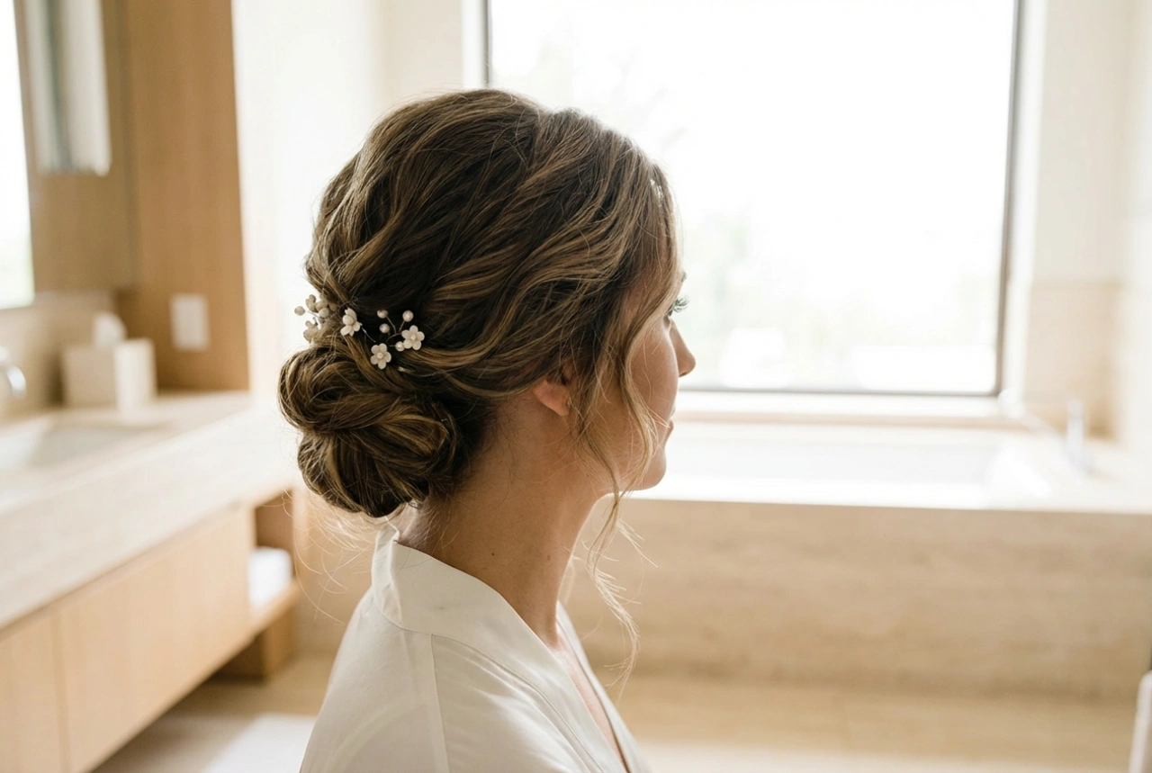 Bridal Hairstyle: Lasting Updos and Waves Without Too Much Hairspray