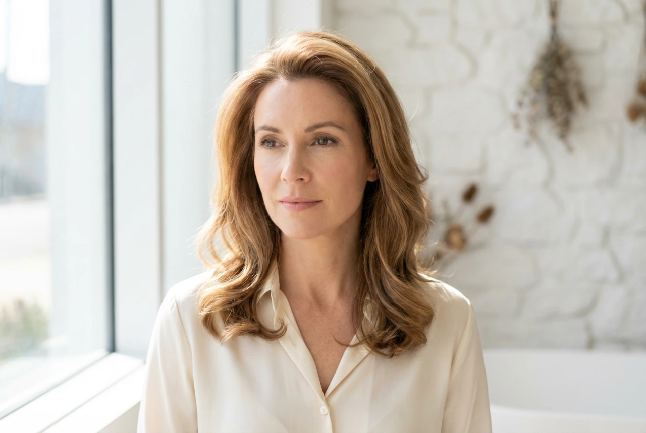 Flattering Hairstyles for Curvy Women in Their 40s: Root Volume and Soft Lines