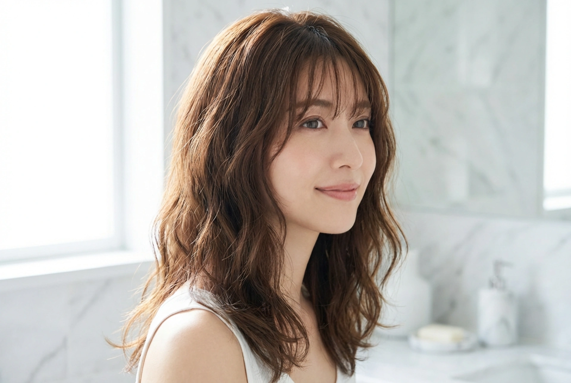 Hairstyles for a Slim Face: Side Volume, Waves and Soft Fringes