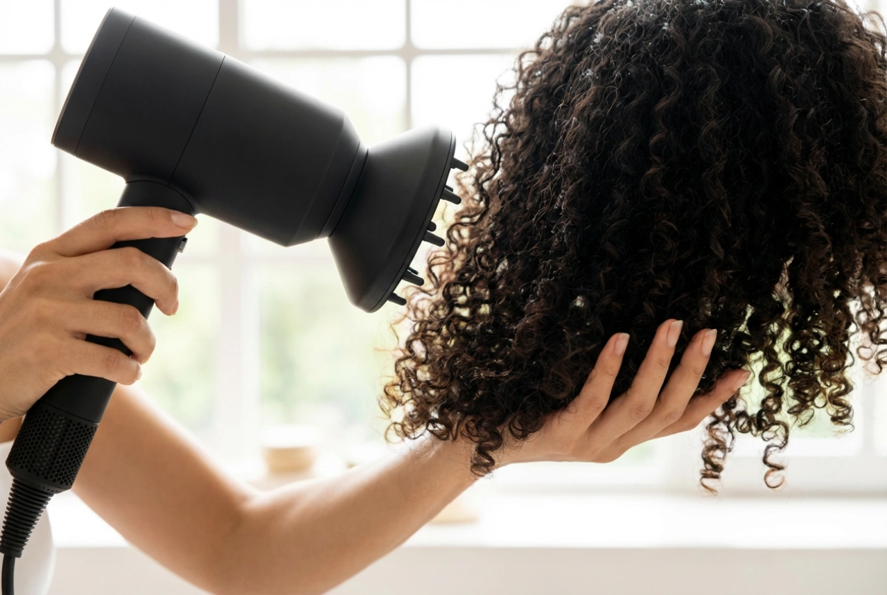 Hairstyles for Curly Hair: Curl Definition, Layers, and Diffuser Drying