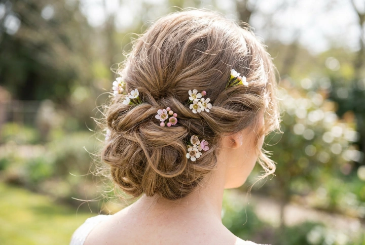 Hairstyles for a Flower Crown: Gentle Updos, Waves, and Securing Blooms