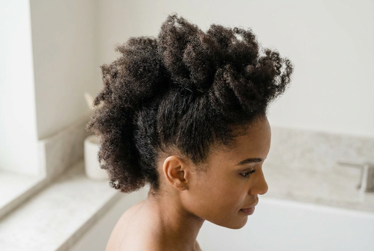 Women's Mohawk Hairstyle: Root Volume, Texture, and Hold