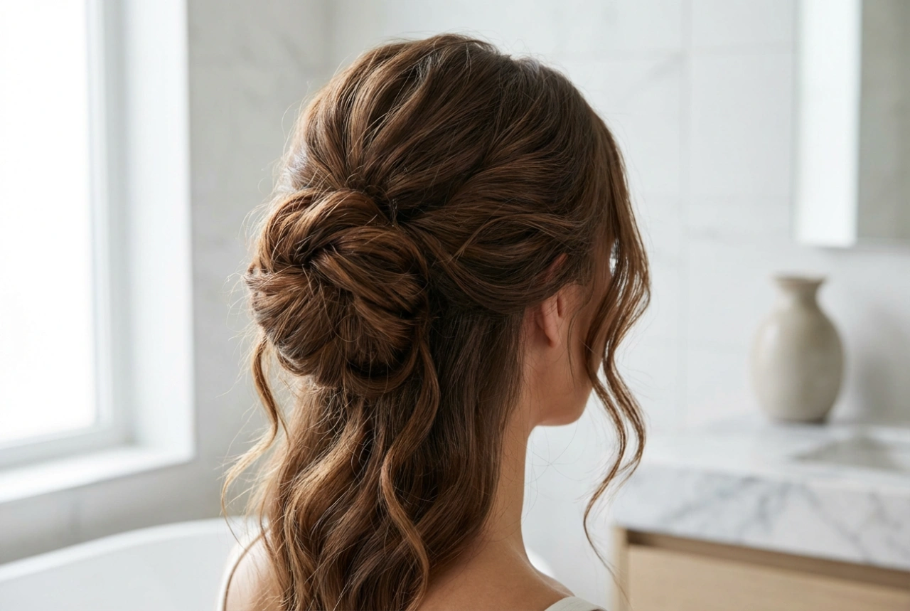 First Communion Hairstyles for Mums: Subtle Updos and Lasting Waves