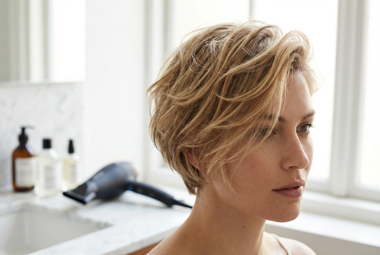 Short Hairstyles for Women: Volume, Texture and Quick Blow-Drying