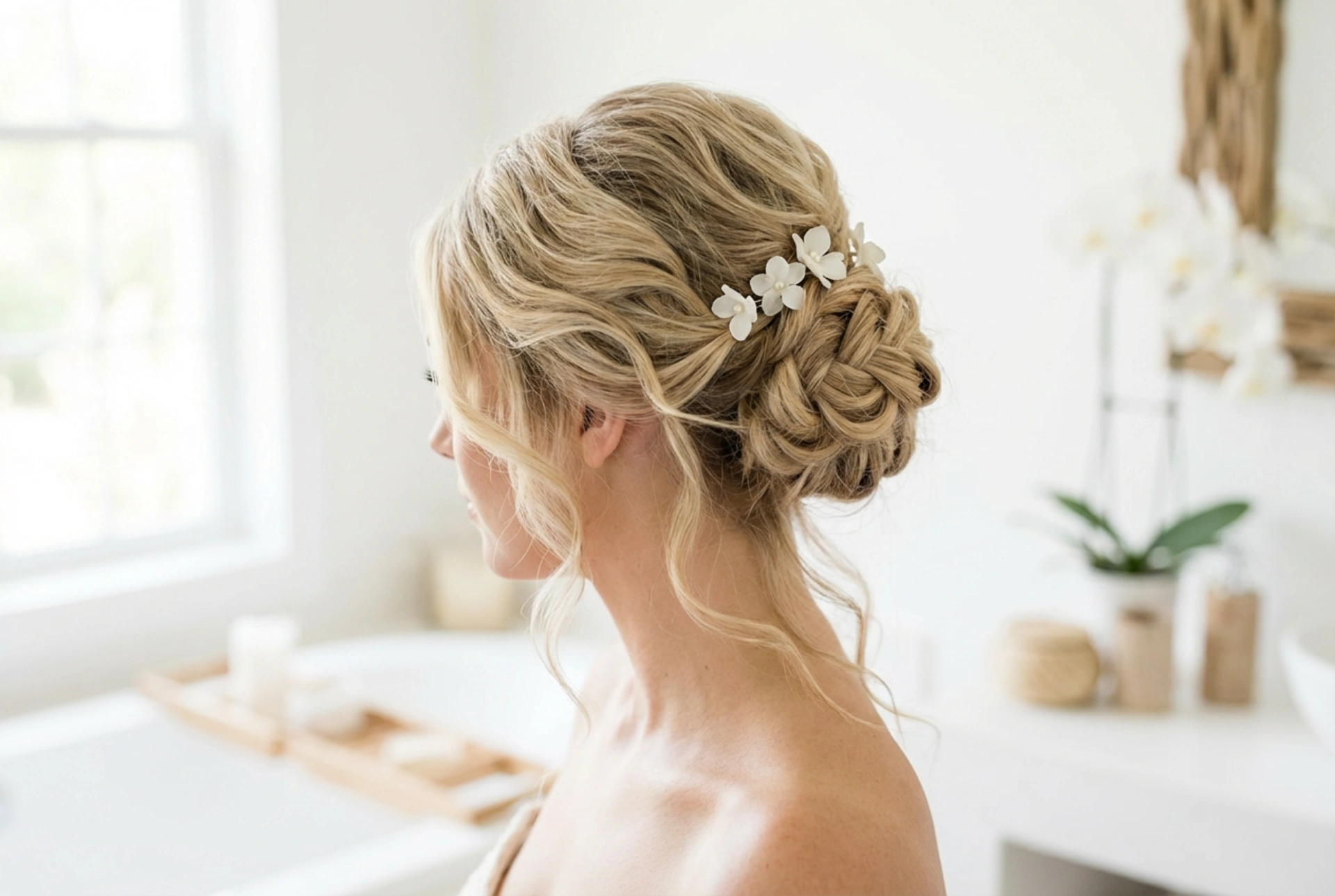 Wedding Hairstyles: Romantic Updos and Waves for Long Hair