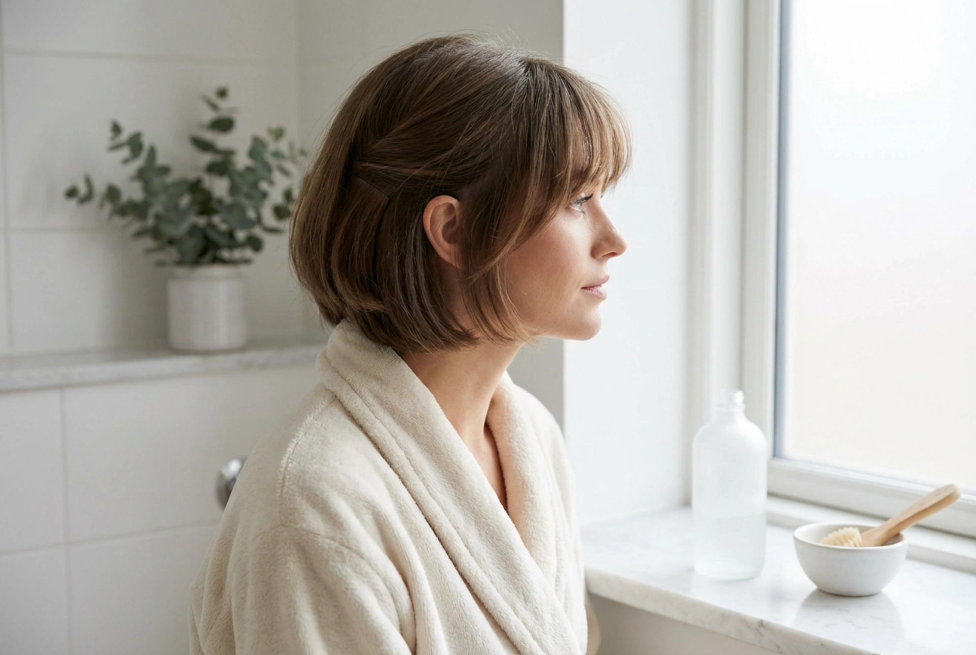 Behind the Ear and with a Fringe: The Hairstyle That Won't Fall Flat