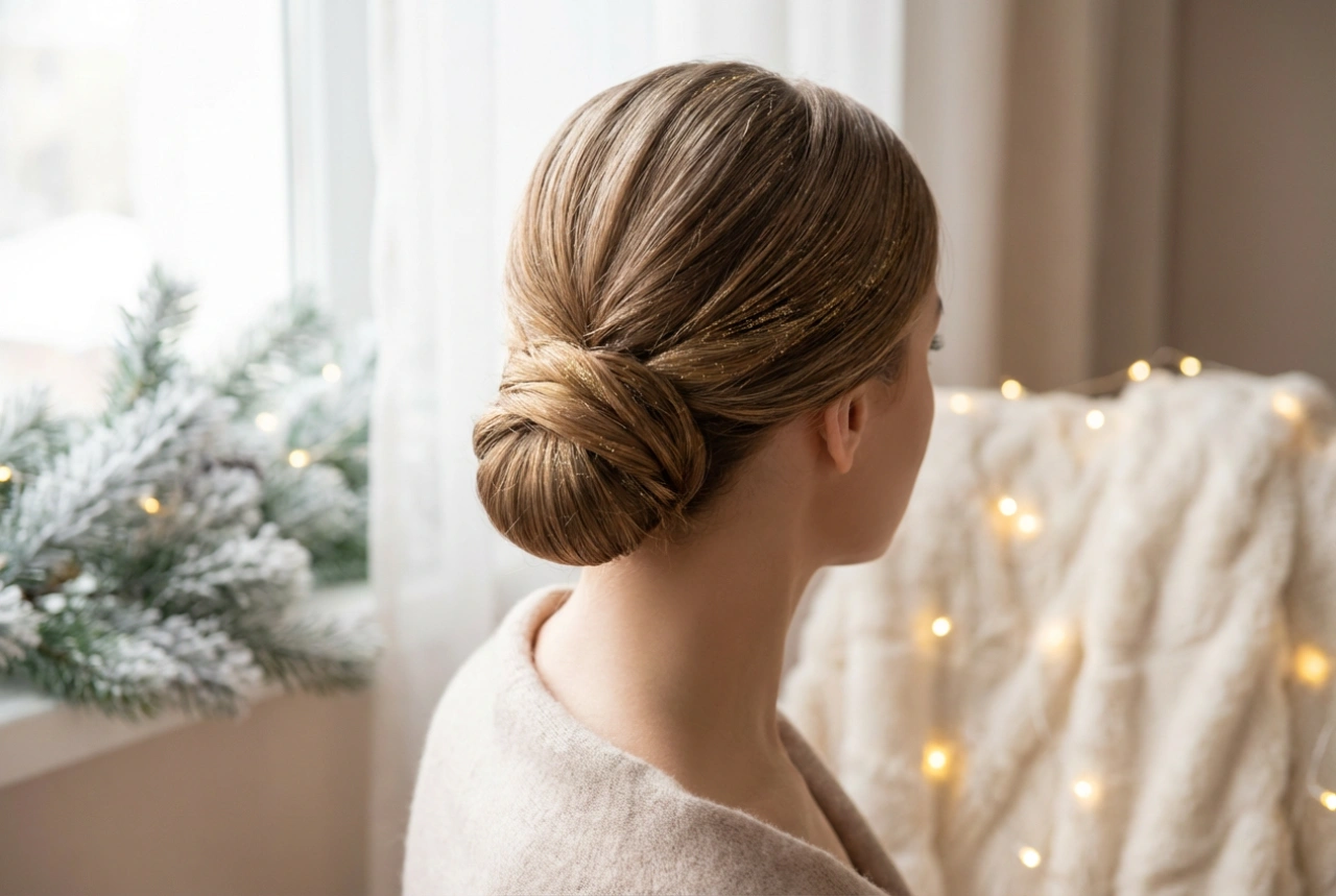 Elegant Christmas: Quick and Festive Hairstyles to Create at Home
