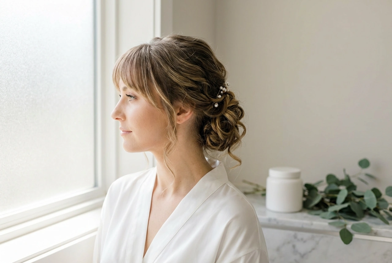 Bridal Hairstyles with Bangs: Step-by-Step Styling Guide