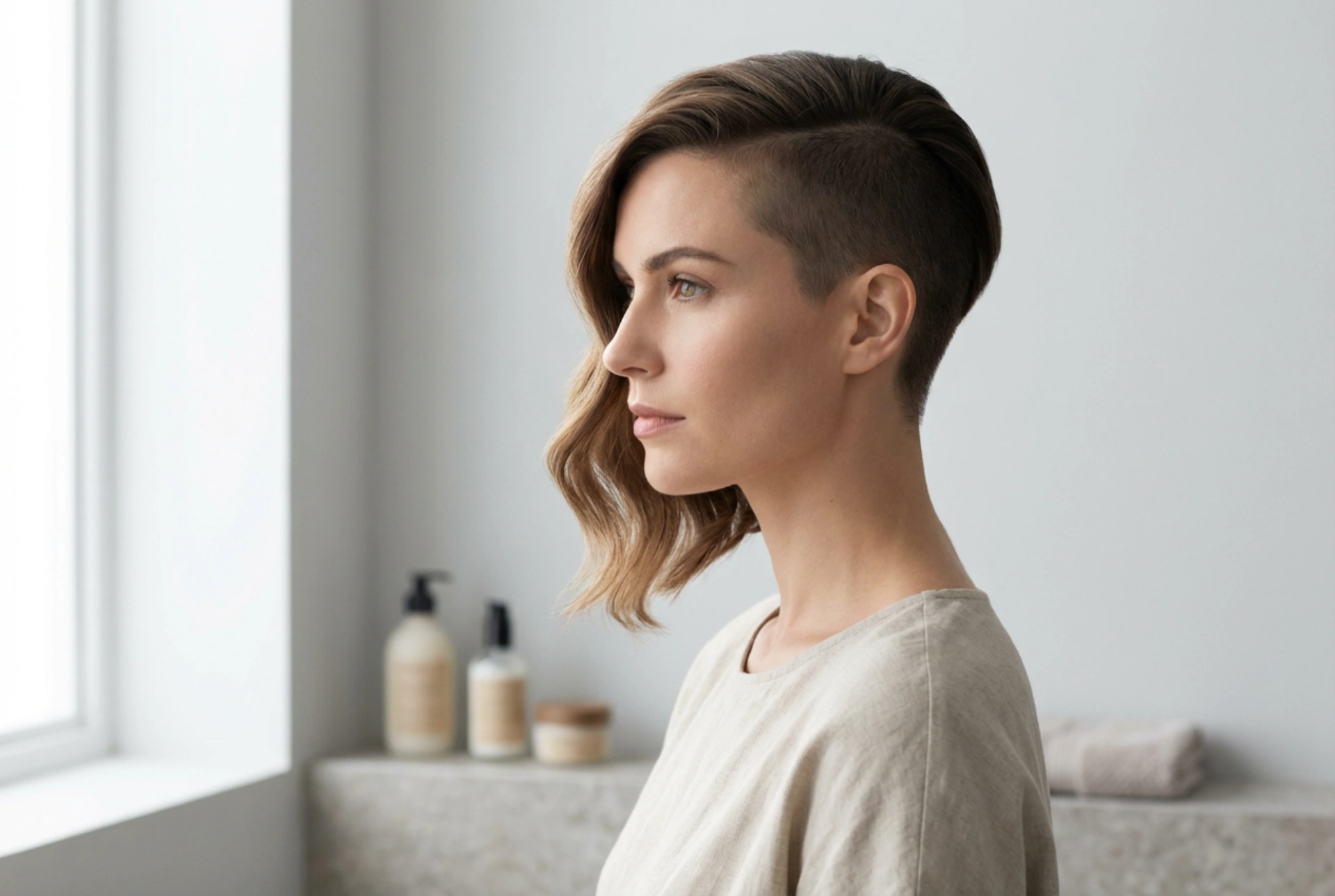 Asymmetric Character: Side-Shaved Haircuts and How to Style Them