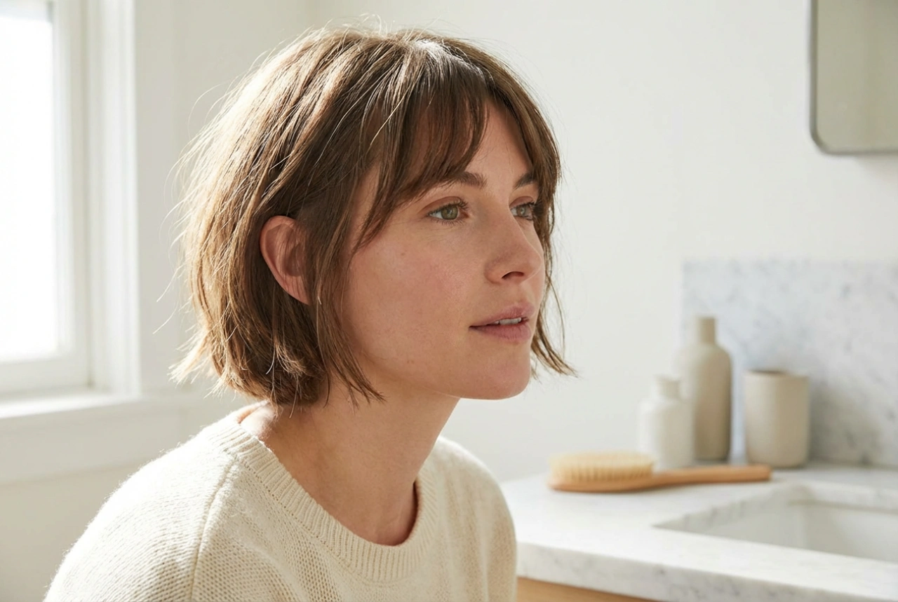 Short Women's Haircut with a Fringe: How to Style and Set