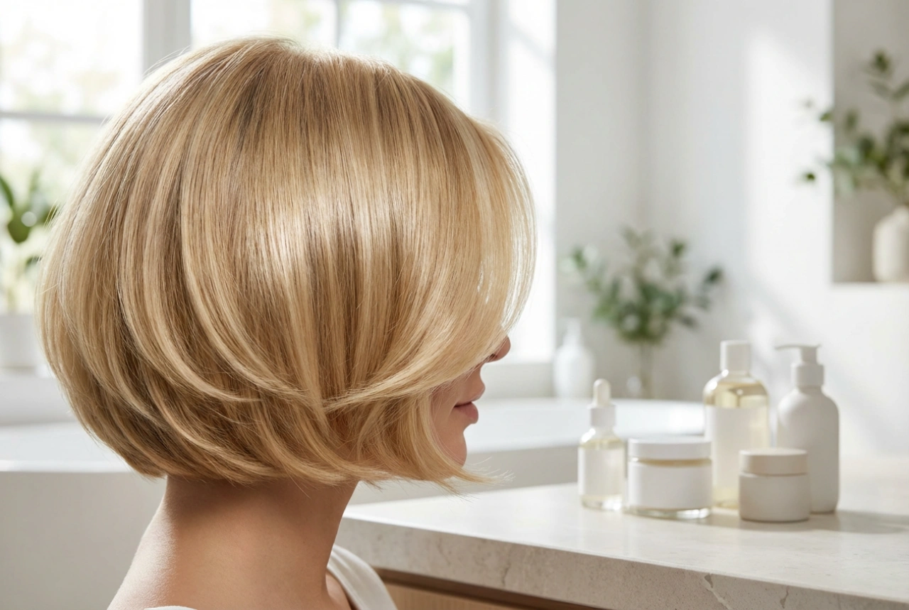 Short Blonde Bob: How to Add Shine and Volume Without Causing Damage