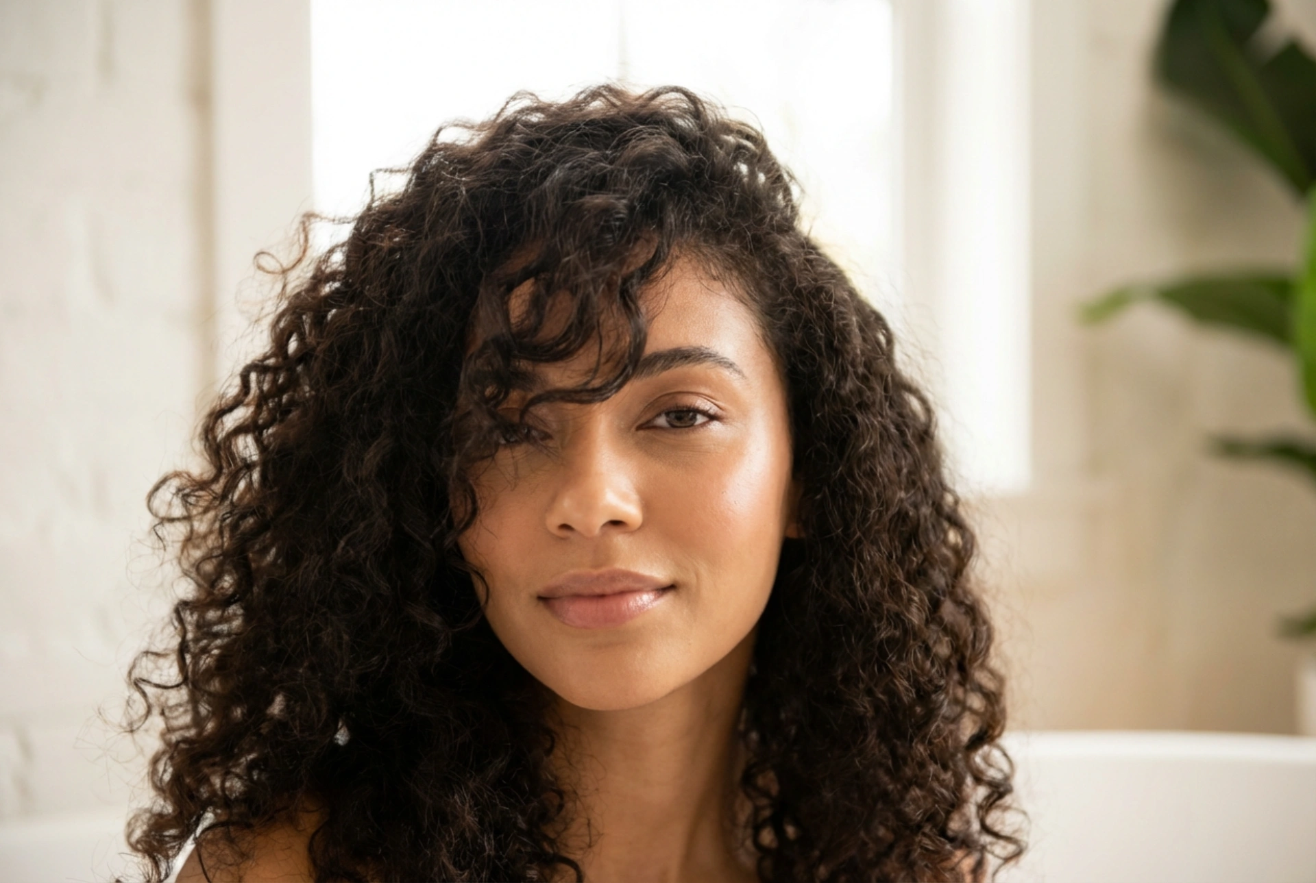 Curly Hair with a Side Fringe: Cutting and Styling Techniques