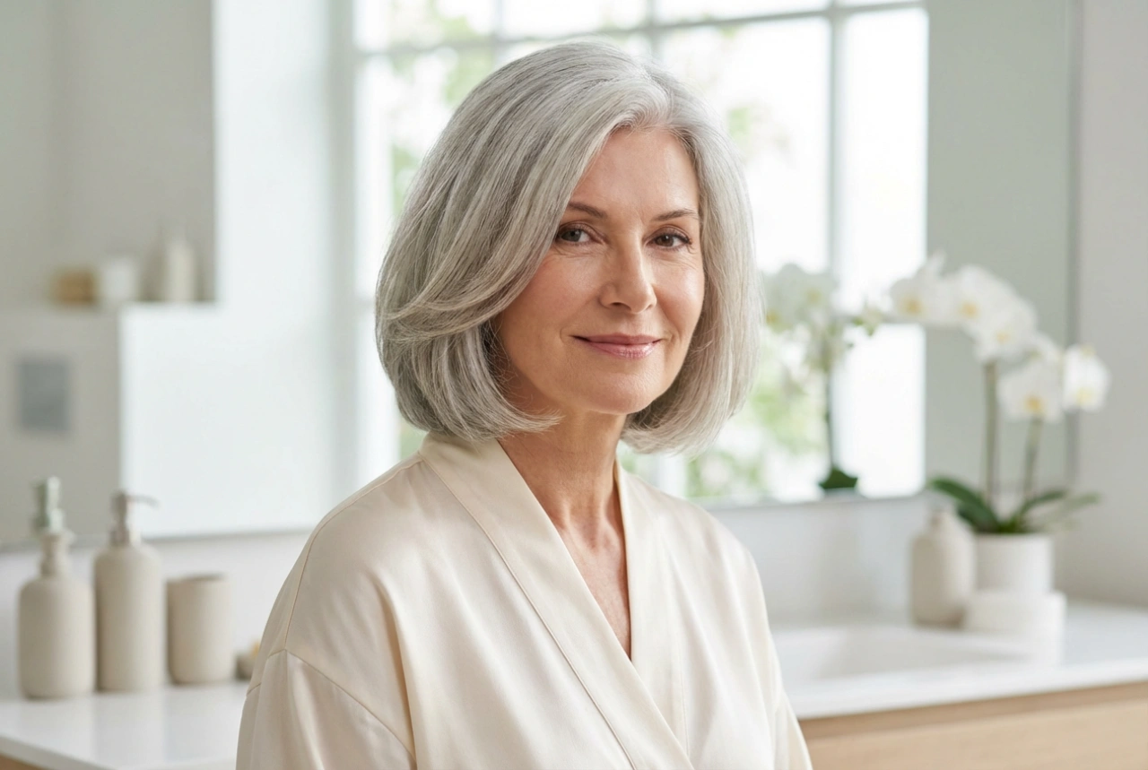 Women's Hairstyles for Grey Hair: Cuts, Volume, and Shiny Styling