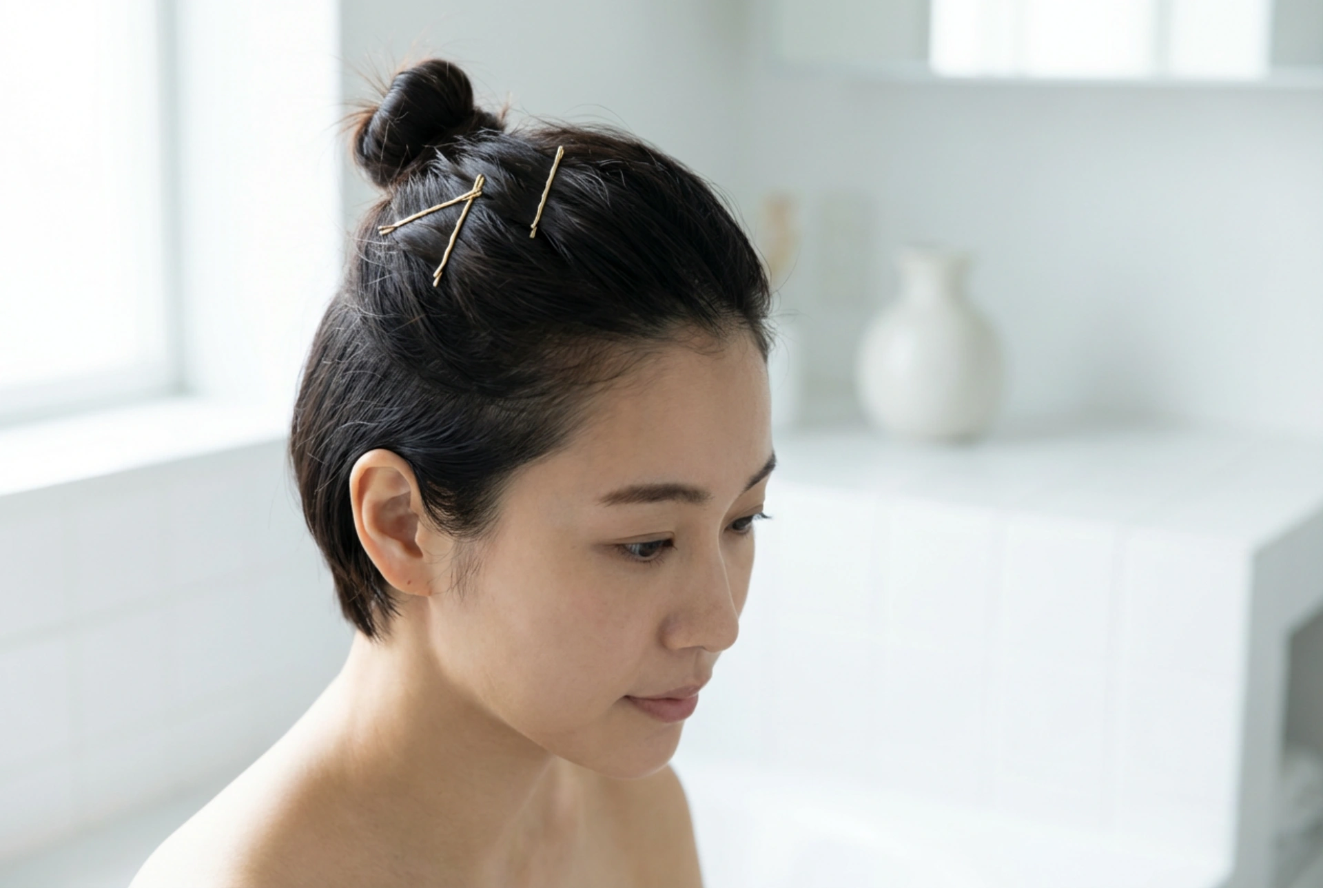 Styling Short Hair: Bobby Pins, Mini Buns, and Clever Pin-ups