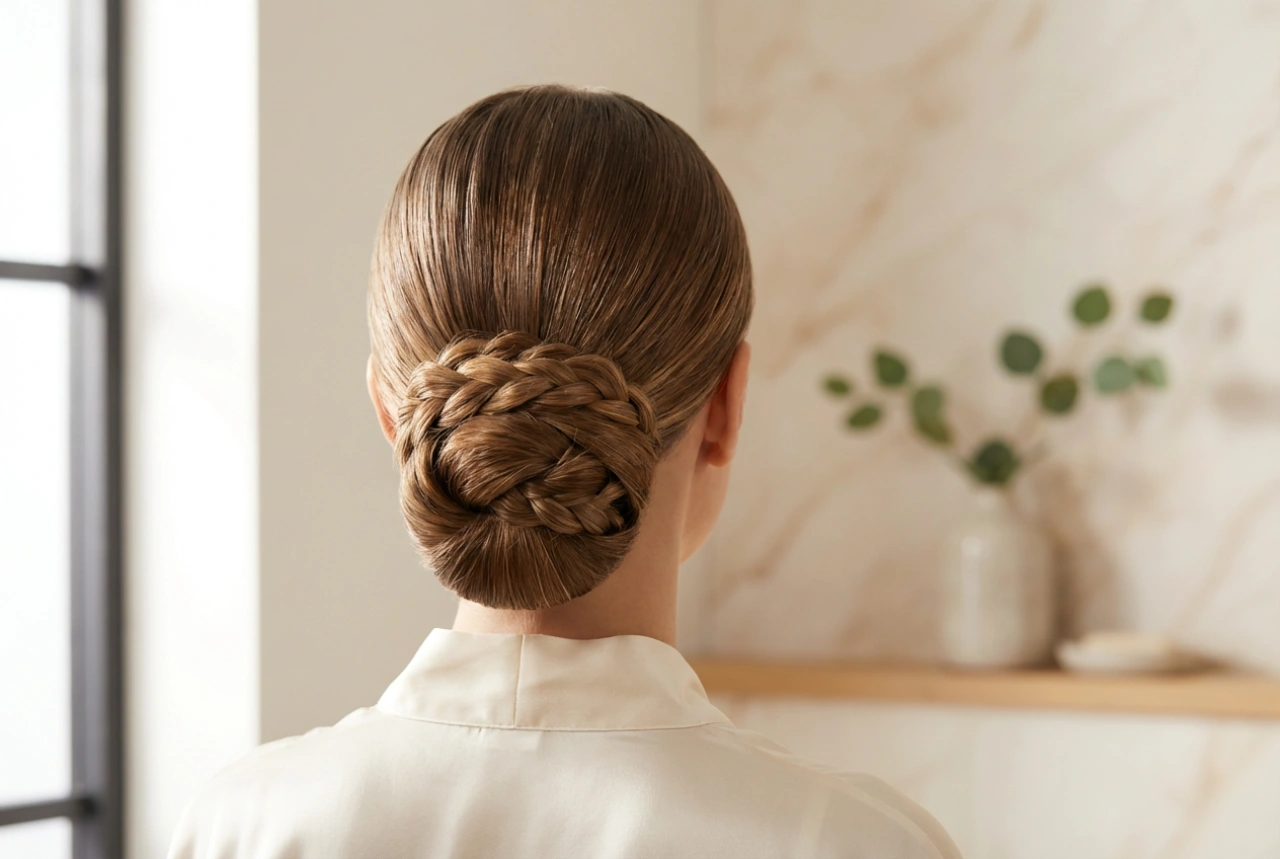 Updos for Long Hair: Elegant Braids, Low Buns, and Half-Up Styles