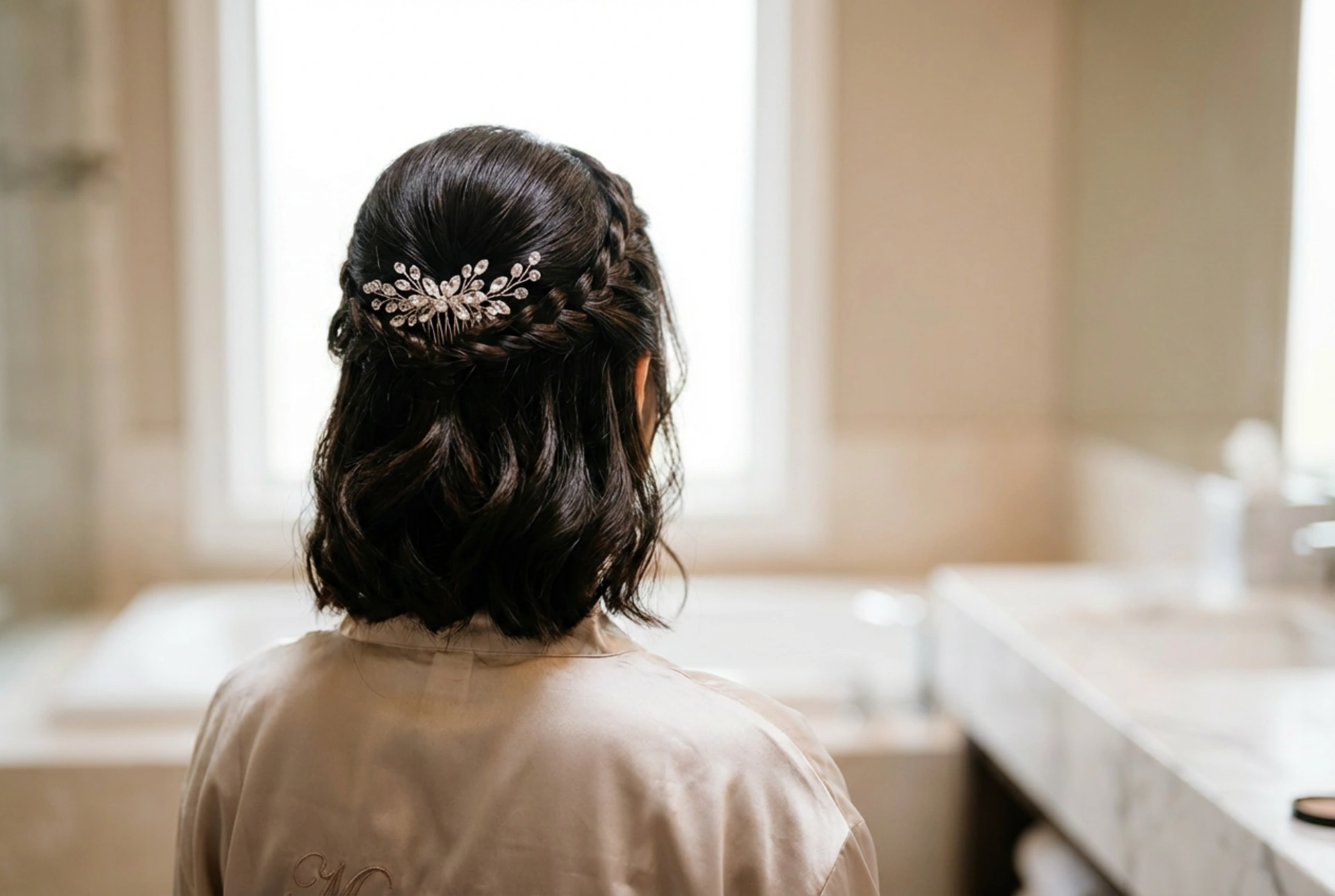 Shoulder-length Wedding Updos: Techniques, Hold, and Accessories