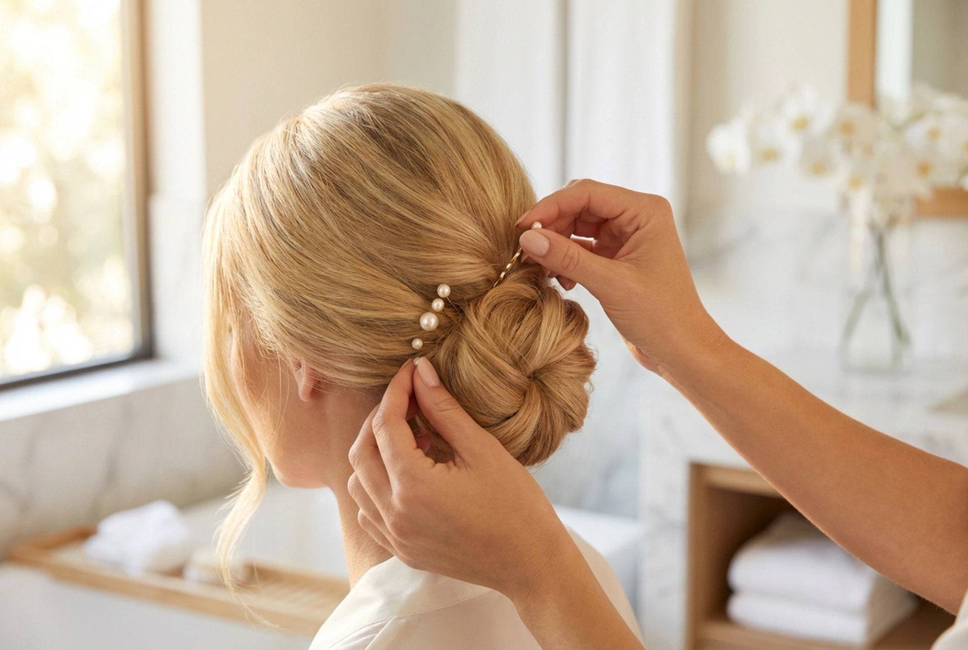 Easy Wedding Hairstyle: Preparation, Updo, and Styling Step by Step