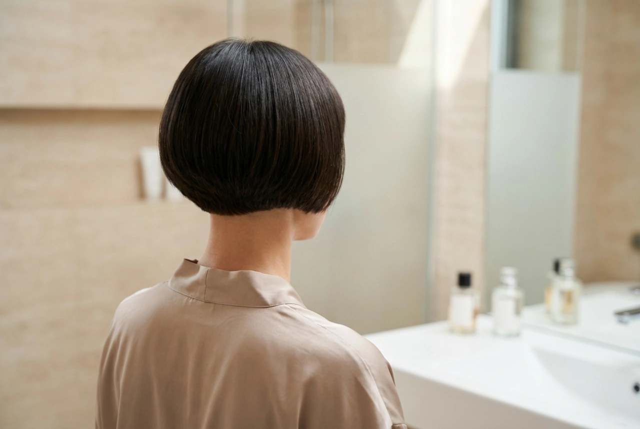 Bob Hairstyle for Short Hair: Styling the Back and Adding Volume