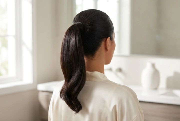 Elegant High Ponytail Step by Step: Smoothing, Volume, and Hold
