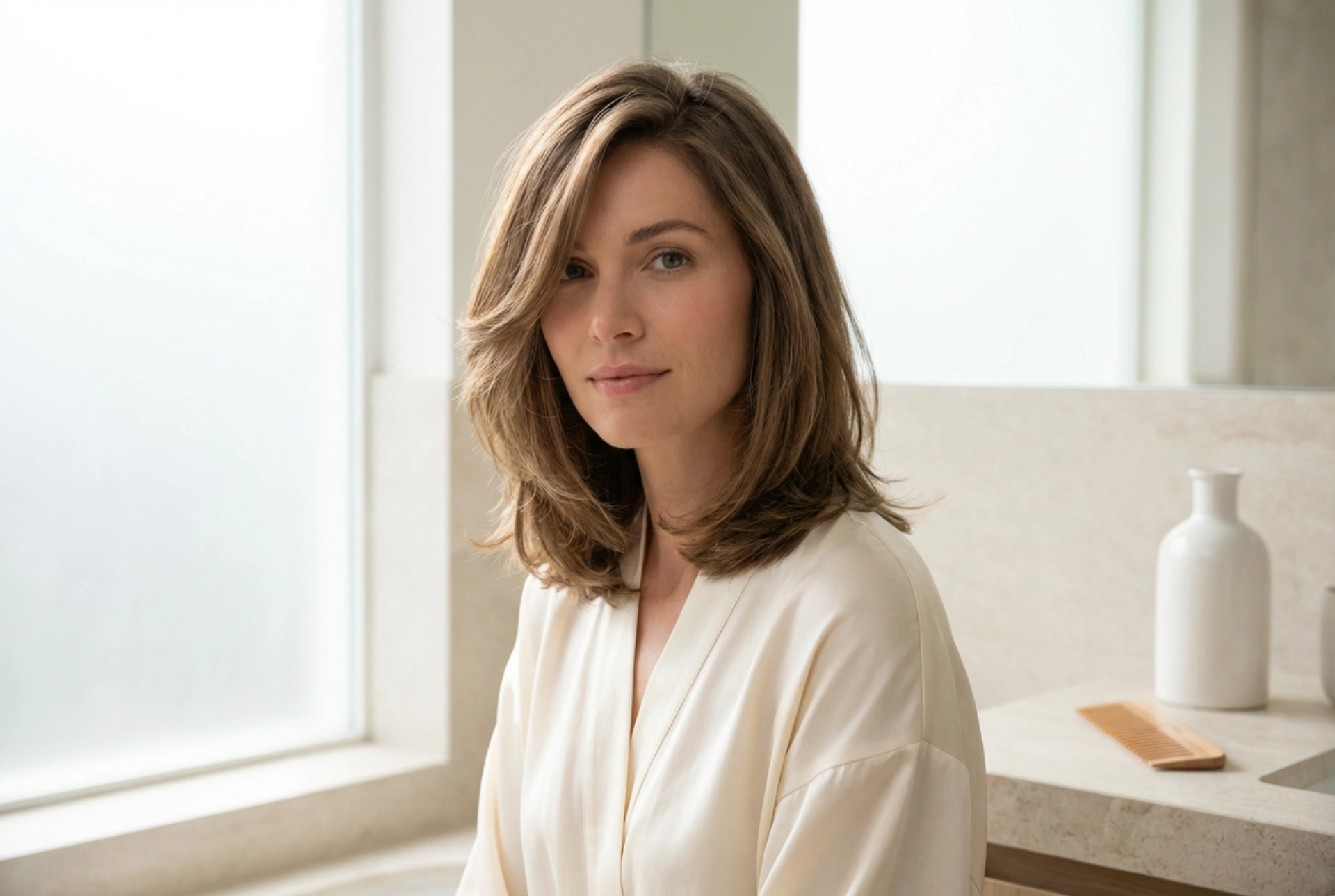 Women's Hairstyle for a Round Face: Lengths, Parting, and Volume