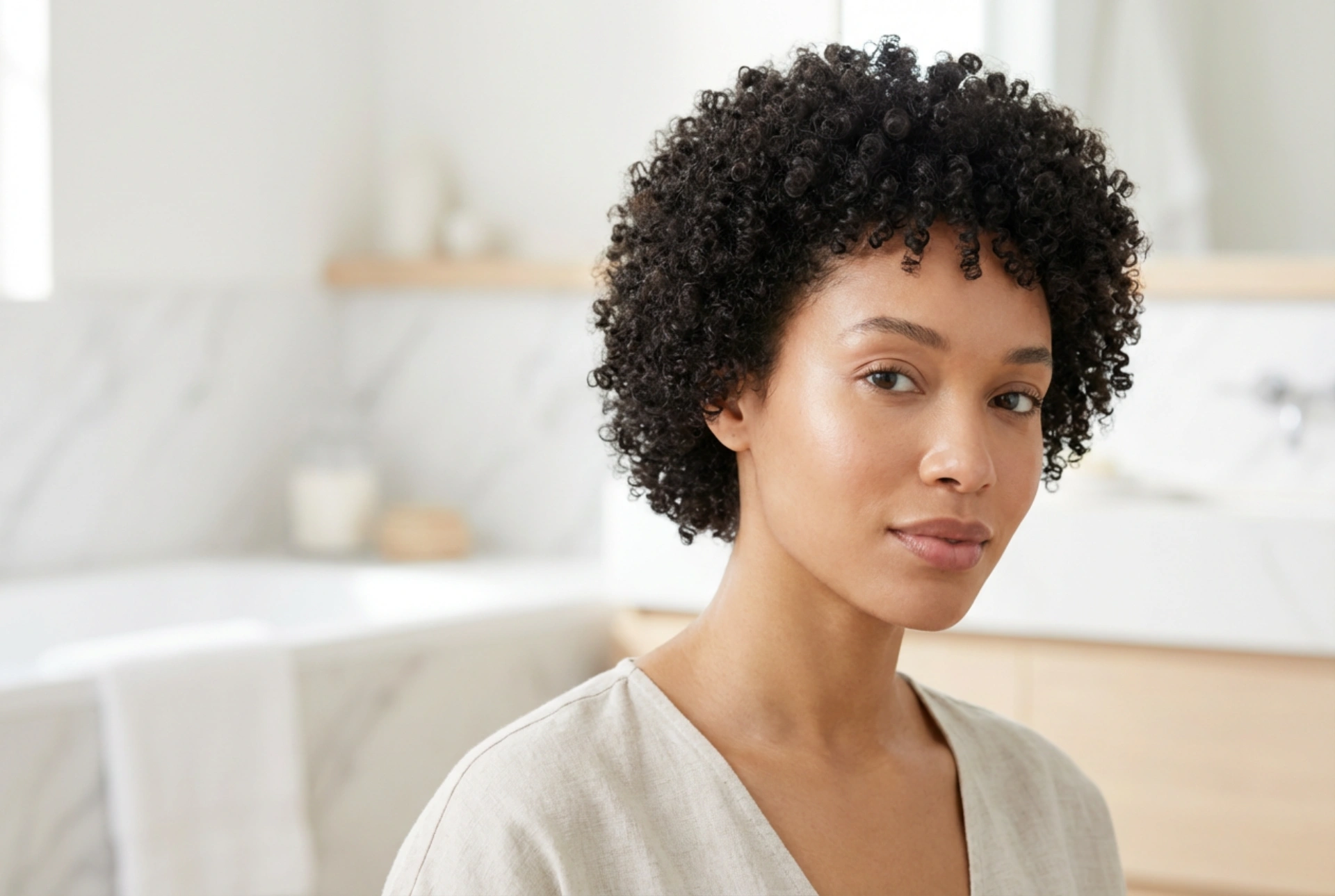 Natural Curls: Styling Short Hair Without Frizz