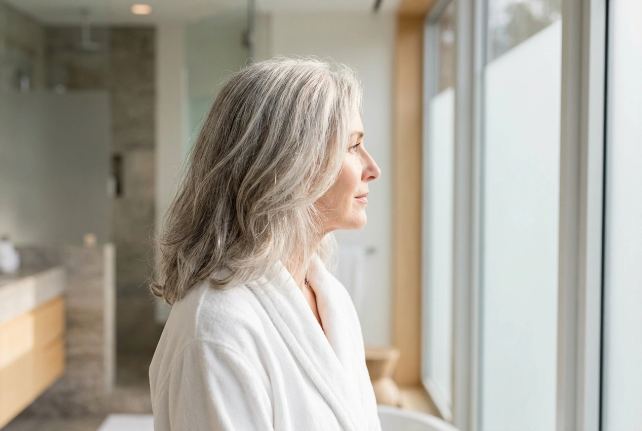 Chic and Comfort: Hairstyles for Silver Hair with a Soft Finish