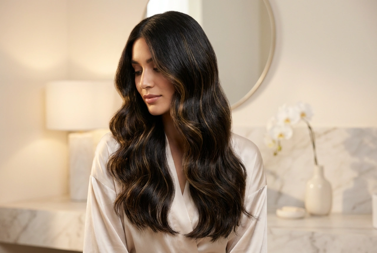 Glamour and Staying Power: The Perfect New Year's Eve Hairstyle for Long Hair