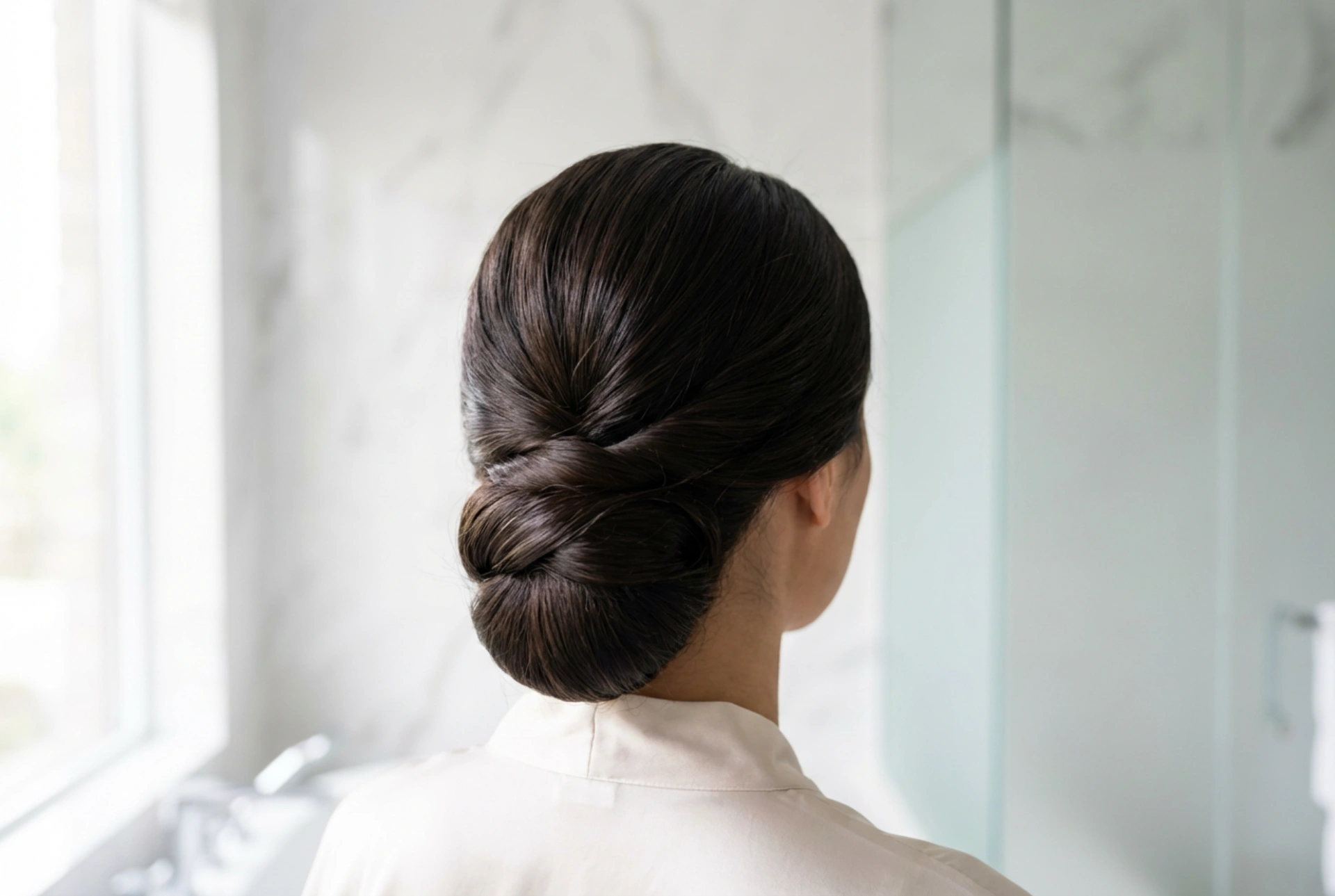The Classic Bun for a Grand Occasion: A Step-by-Step Guide to a Wedding Bun Hairstyle