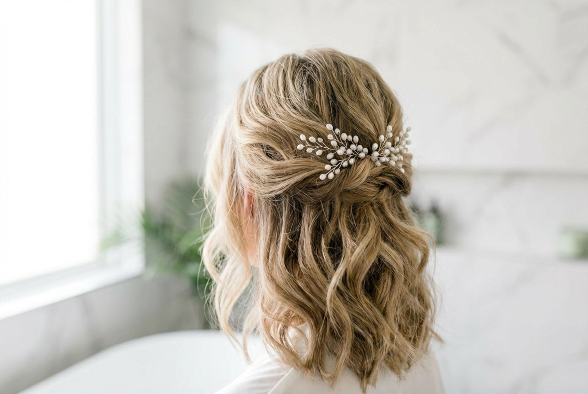 Soft and Romantic: Wedding Hairstyles for Medium-Length Hair