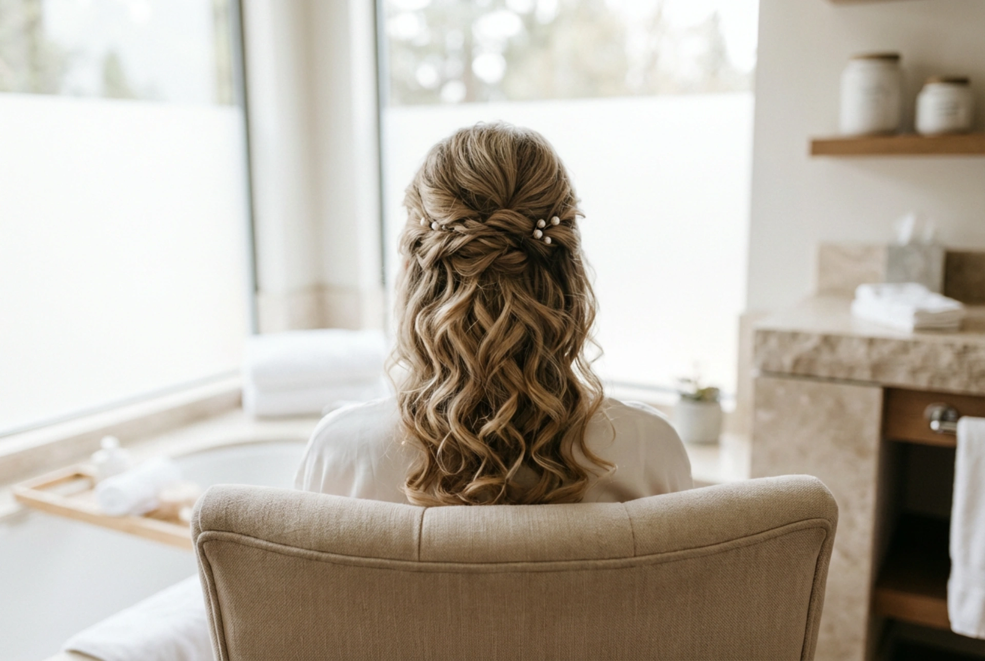 Elegant Updos and Waves: Wedding Hairstyles for Medium-Length Hair