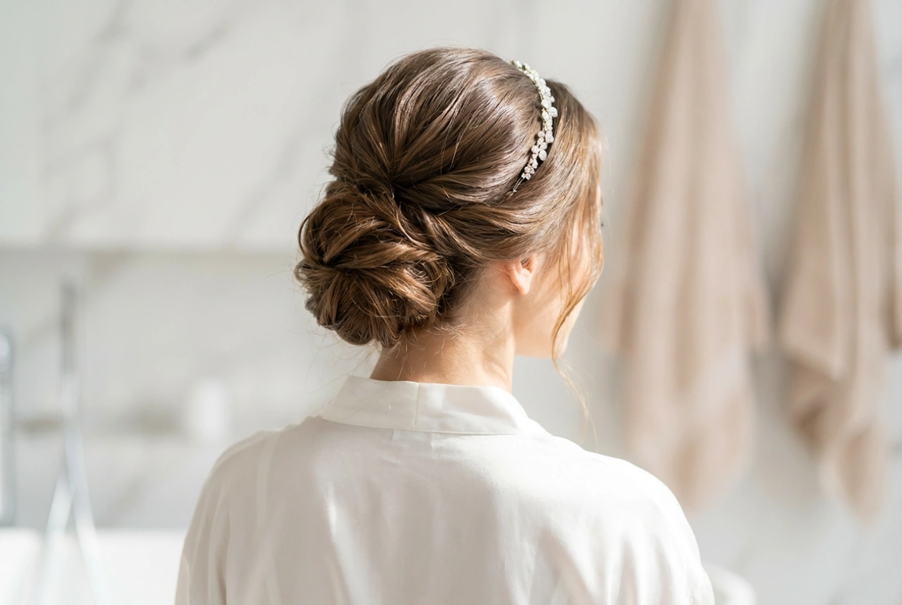 Bridal Hairstyle with a Headband: Hair Preparation, Updos, and Longevity