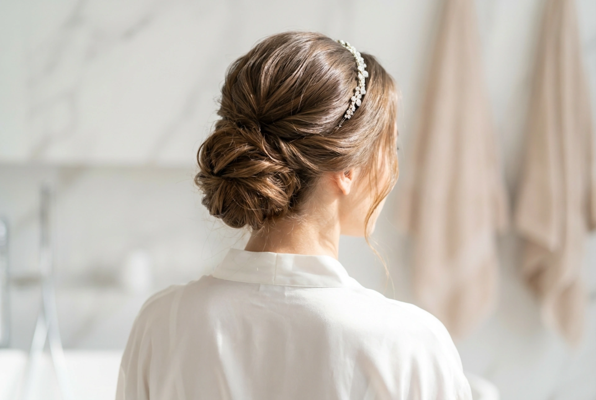 Bridal Hairstyle with a Headband: Hair Preparation, Updos, and Longevity