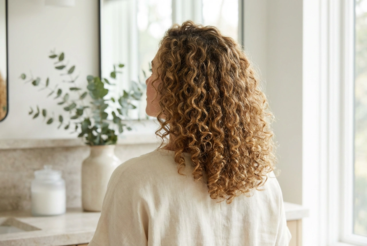 Medium-Length Curly Hair: A Defined Hairstyle Without Frizz