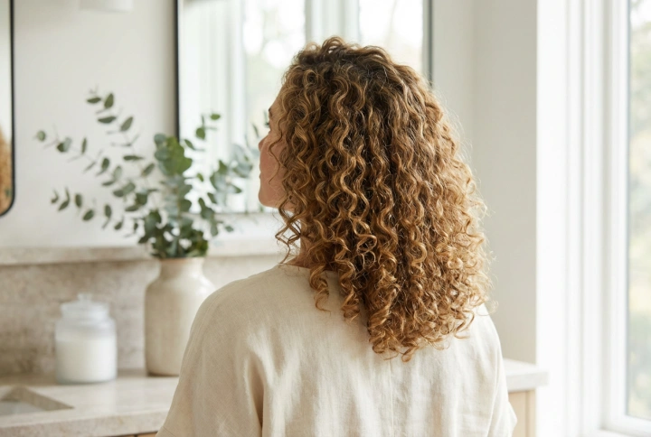 Medium-Length Curly Hair: A Defined Hairstyle Without Frizz