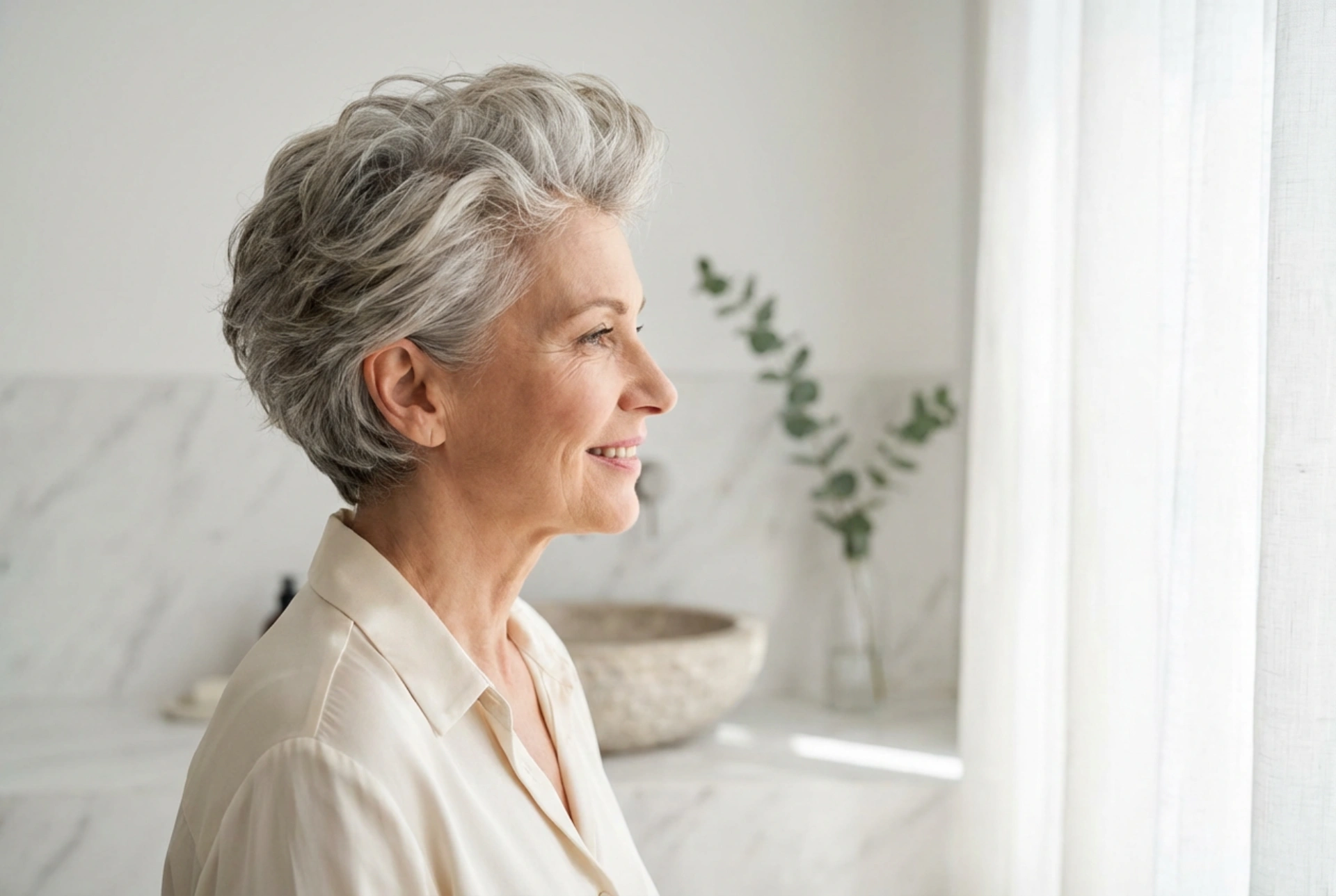 Short Hairstyles After 50: Achieving a Youthful Look with Volume and Texture