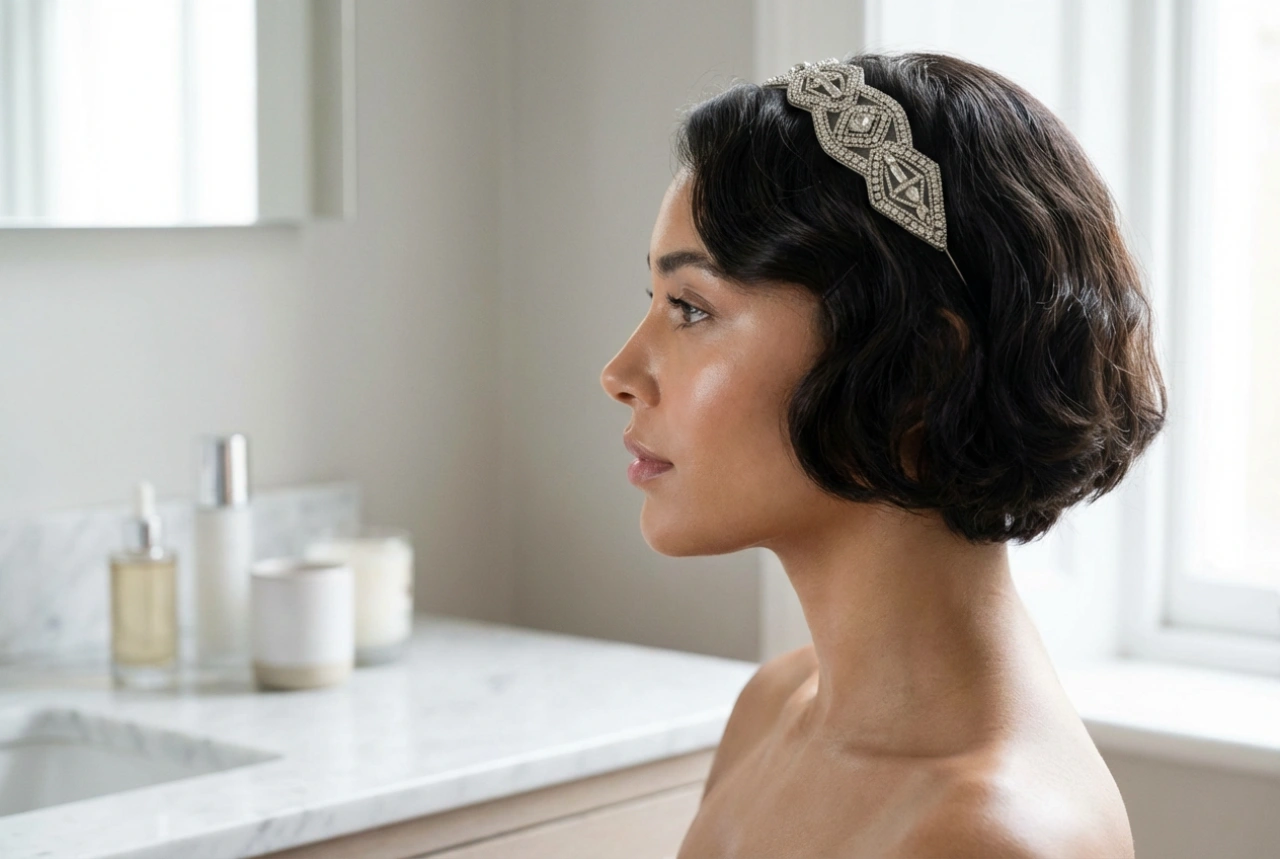 1920s Hairstyles for Short Hair: Bob, Finger Waves, and Elegant Headbands
