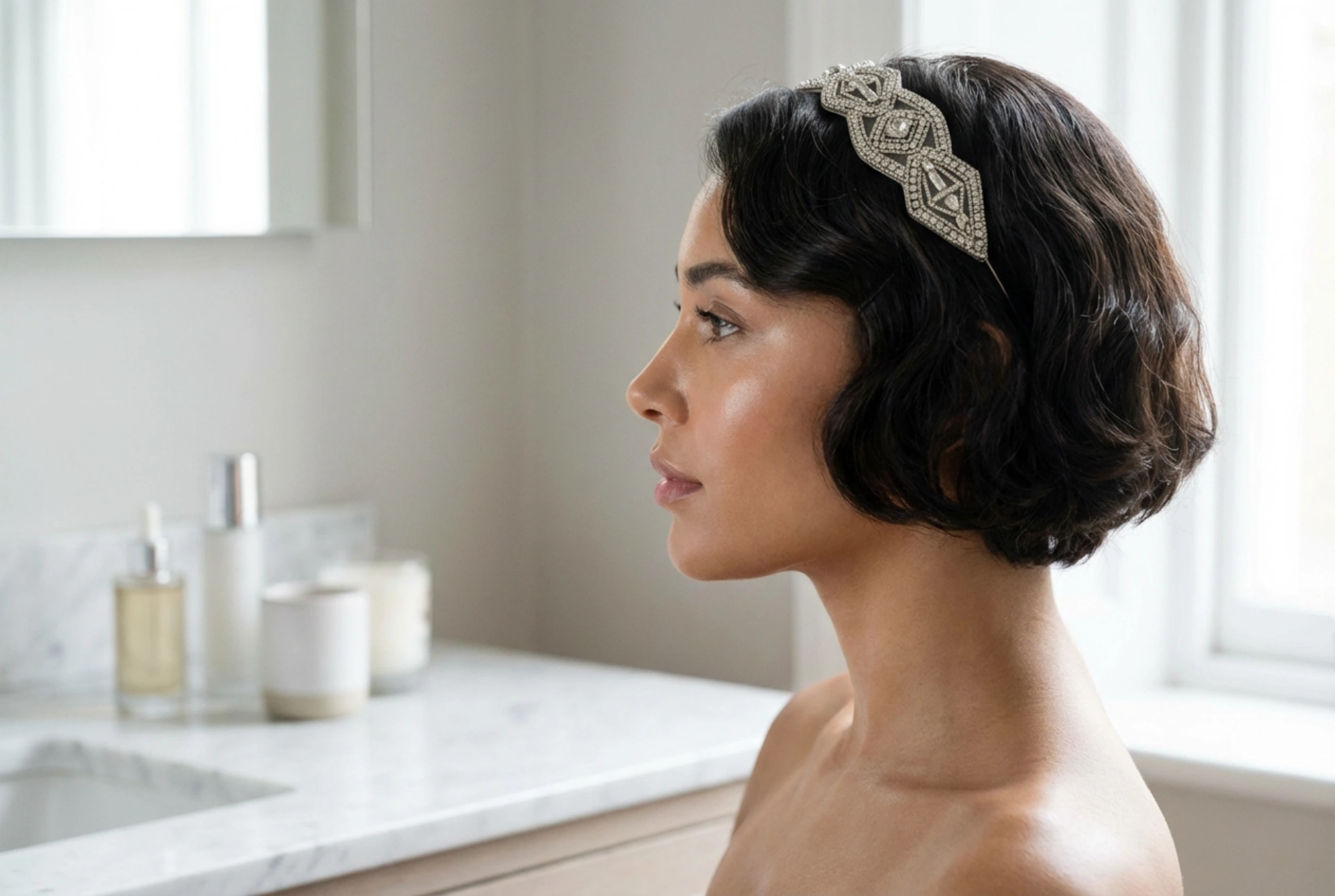 1920s Hairstyles for Short Hair: Bob, Finger Waves, and Elegant Headbands