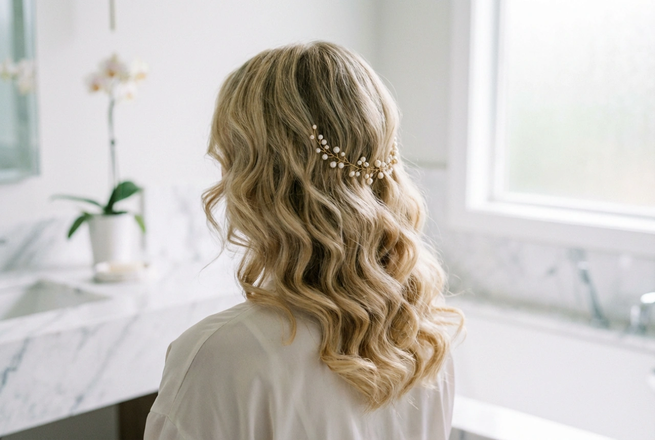 Shoulder-Length Hair for a Wedding: Styles, Curls, and Waves Without Losing Volume