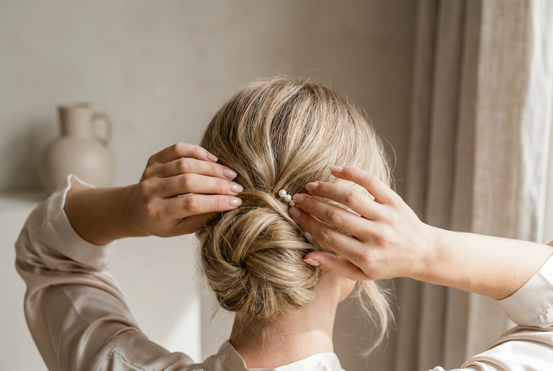 Wedding Hairstyles: A Step-by-Step Bun for Different Hair Types