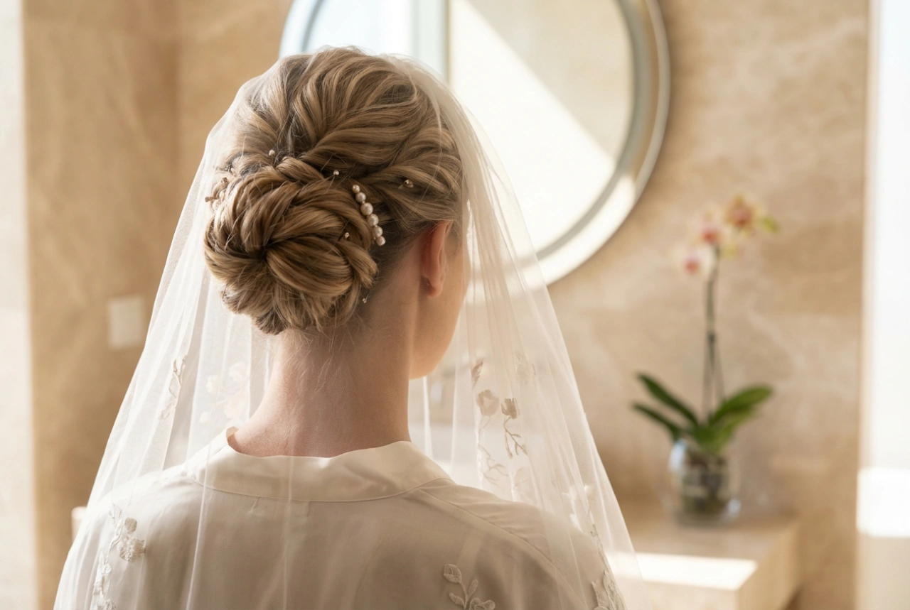The Bridal Veil and Wedding Hairstyles: Attachment, Volume, and Longevity