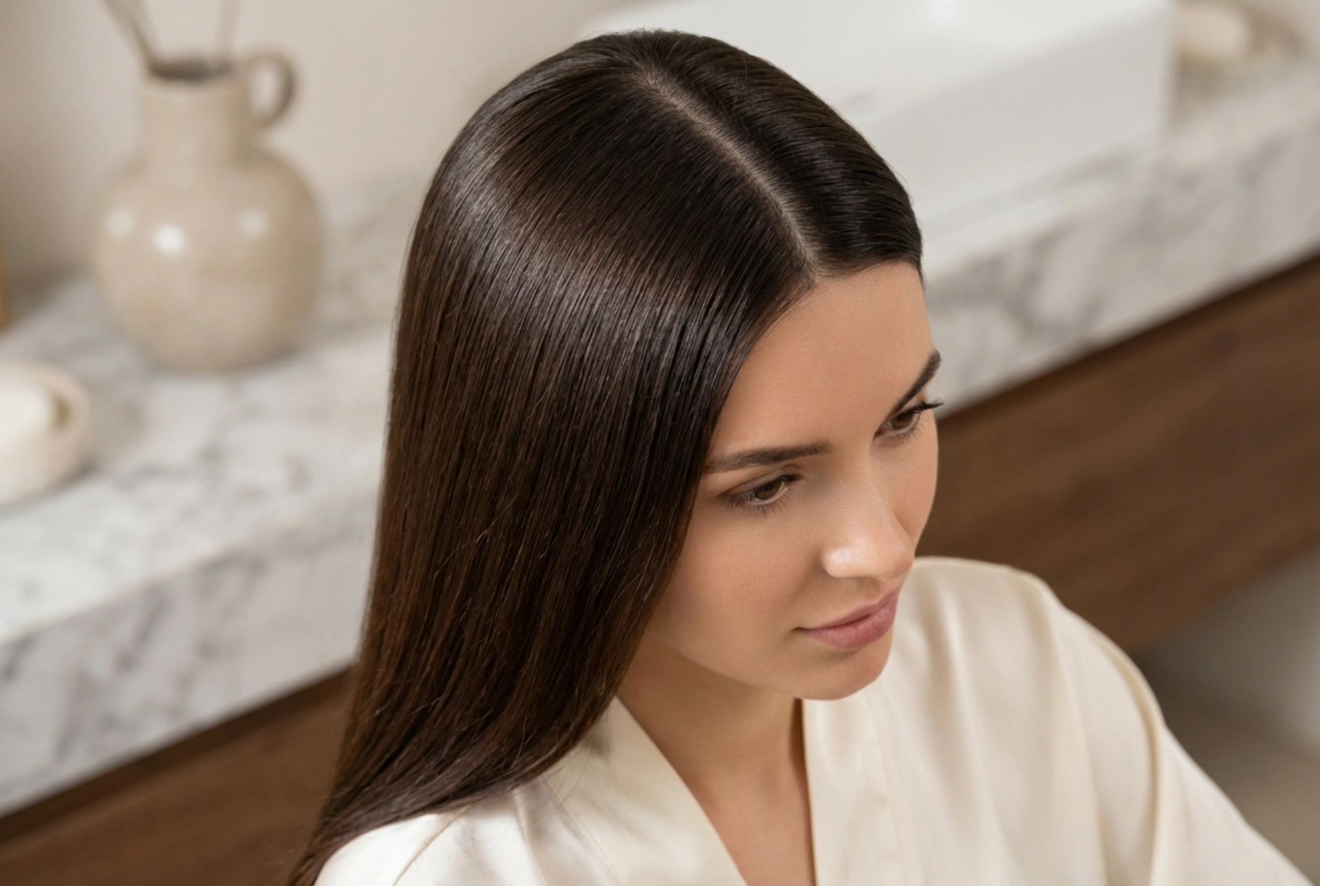Hair Partings: Centre, Side, and Zigzag Without Flyaways